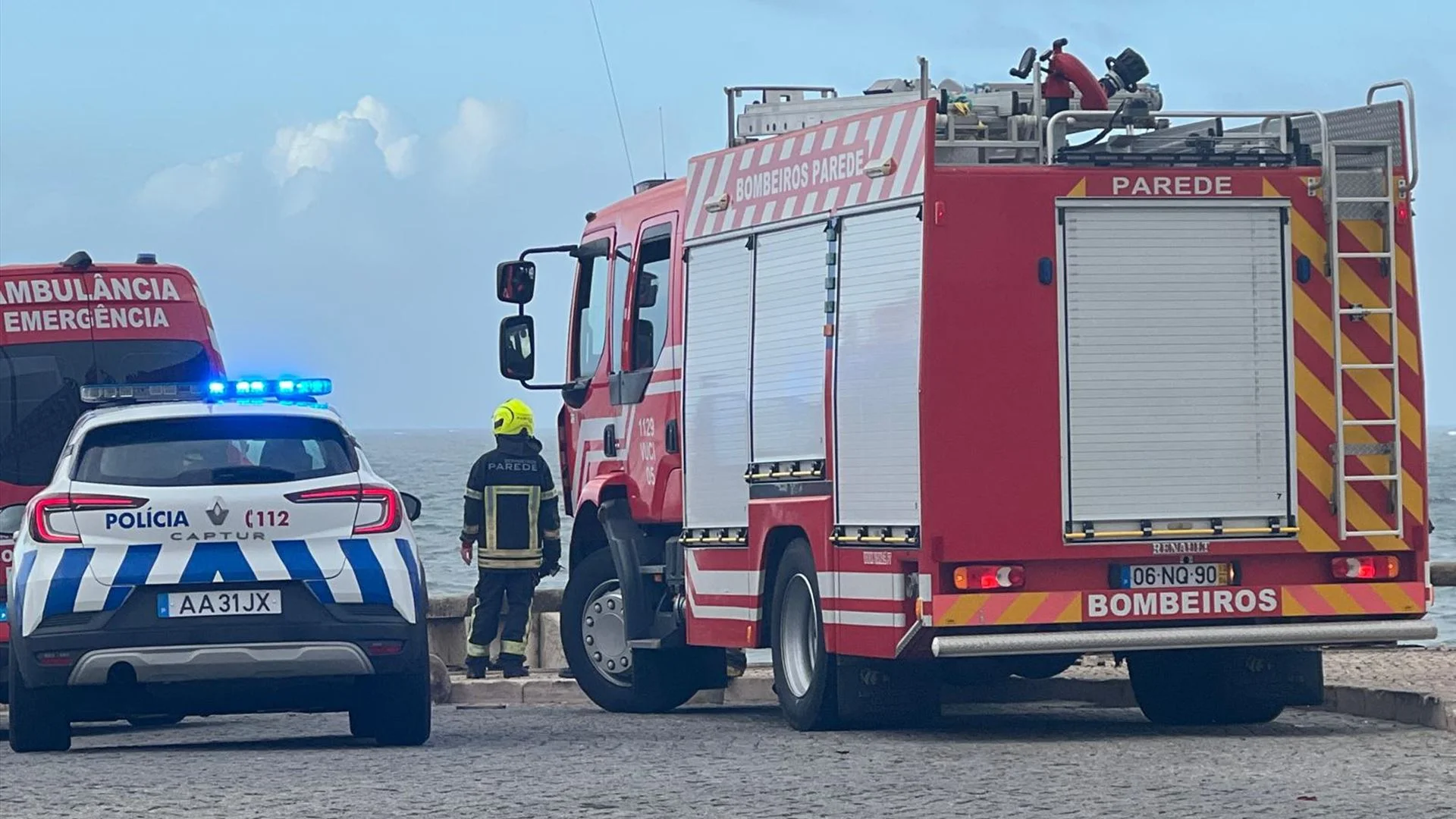 Despiste na Marginal de Cascais provoca um morto na zona da Praia da Parede