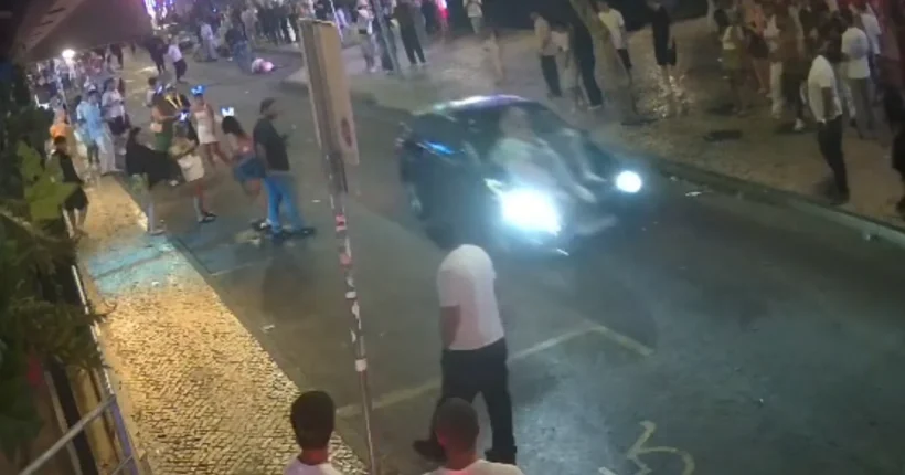 Doze feridos, um com gravidade, em atropelamento na zona de bares de Albufeira