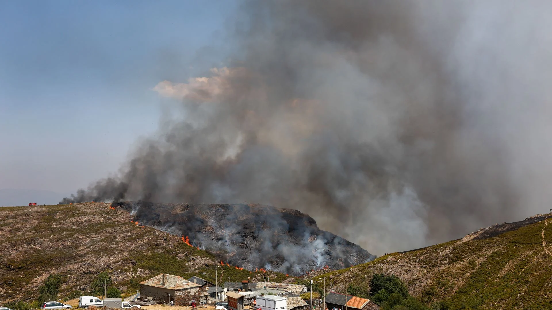 Fogo de Arouca já consumiu 1.300 hectares mas aldeias estão fora de perigo