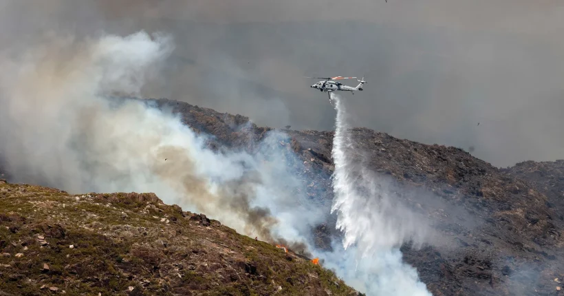 ​Incêndio de Arouca coloca aldeias em confinamento